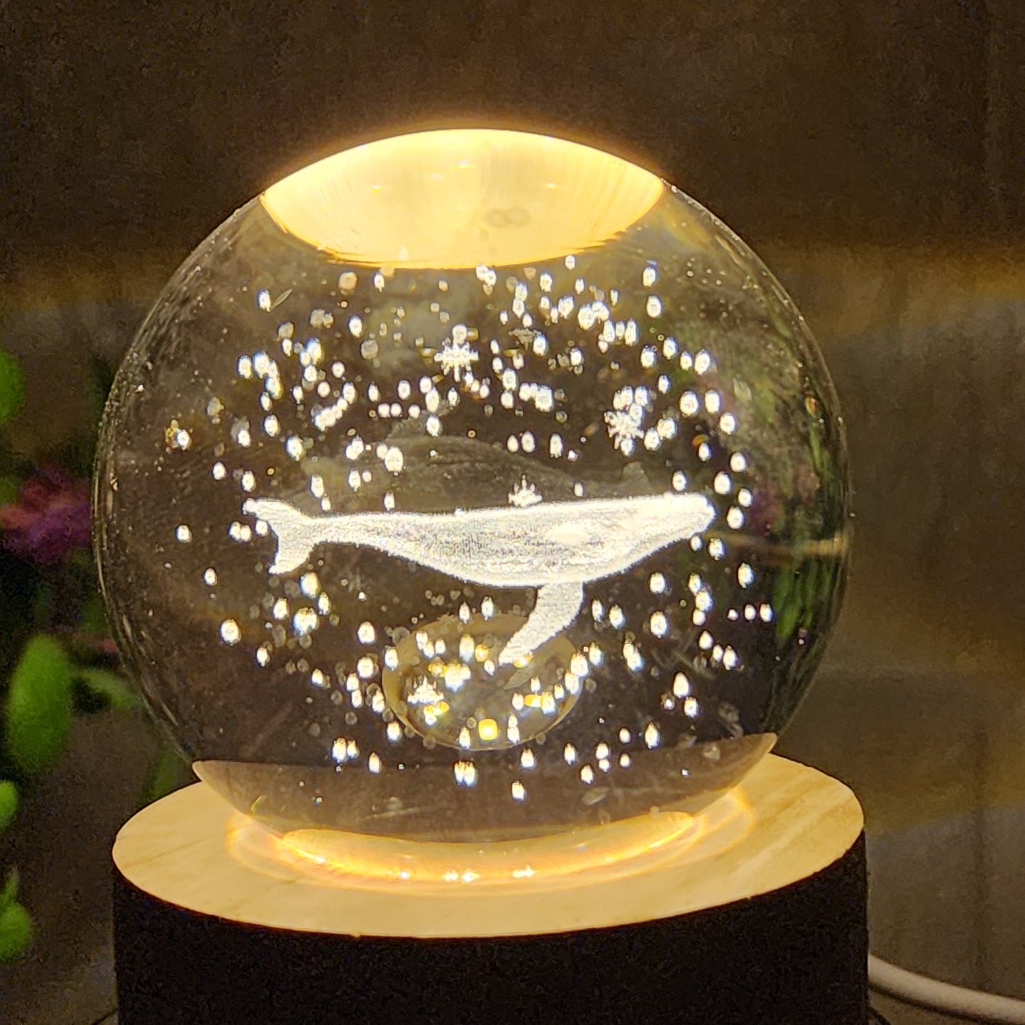 3D Crystal Ball™ Lamp 🌖