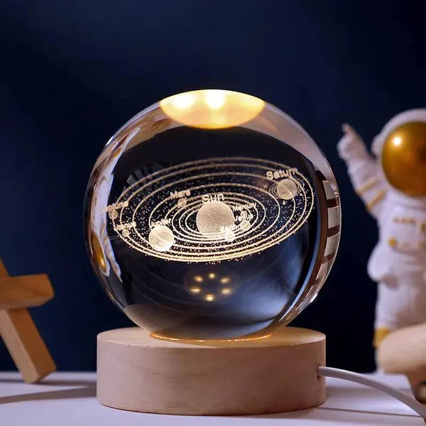 3D Crystal Ball™ Lamp 🌖