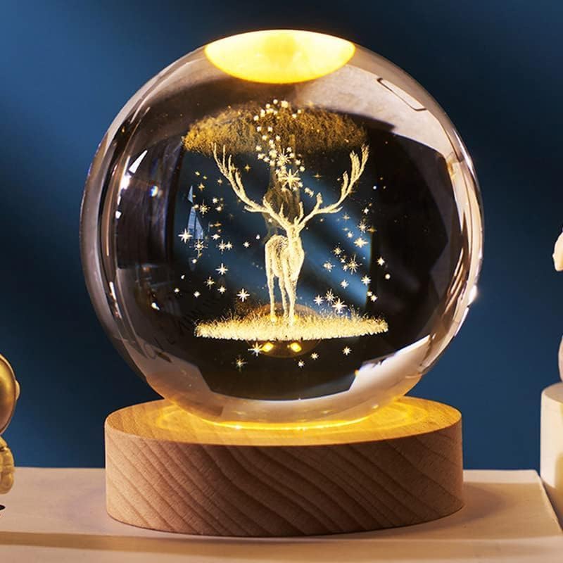 3D Crystal Ball™ Lamp 🌖