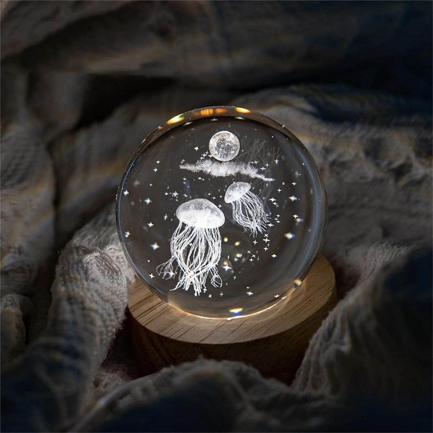 3D Crystal Ball™ Lamp 🌖