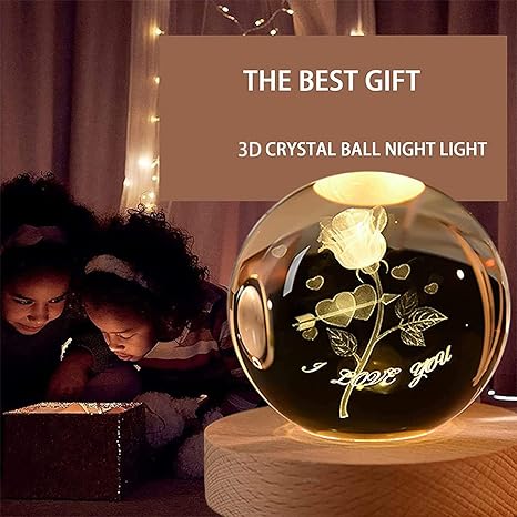 3D Crystal Ball™ Lamp 🌖