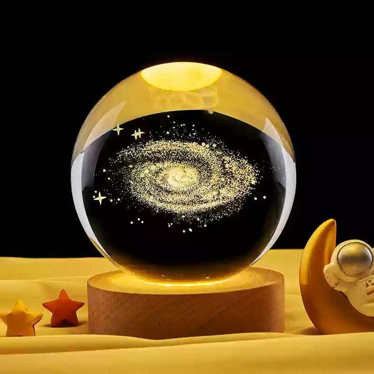 3D Crystal Ball™ Lamp 🌖