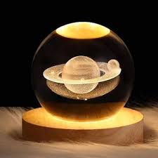 3D Crystal Ball™ Lamp 🌖