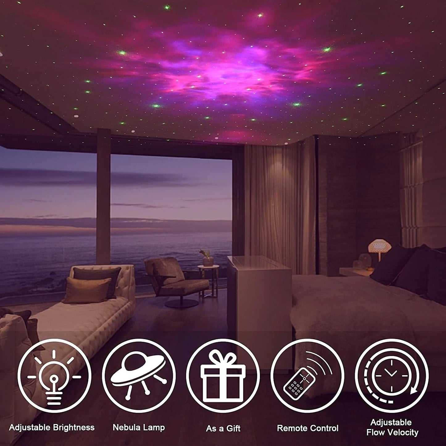 Ingadgets ™ Astronaut Galaxy Projector with Remote Control - 360° Adjustable Timer Kids Astronaut Nebula Night Light, for Gifts,Baby Adults Bedroom, Gaming Room, Home and Party (Corded Electric)❤️‍