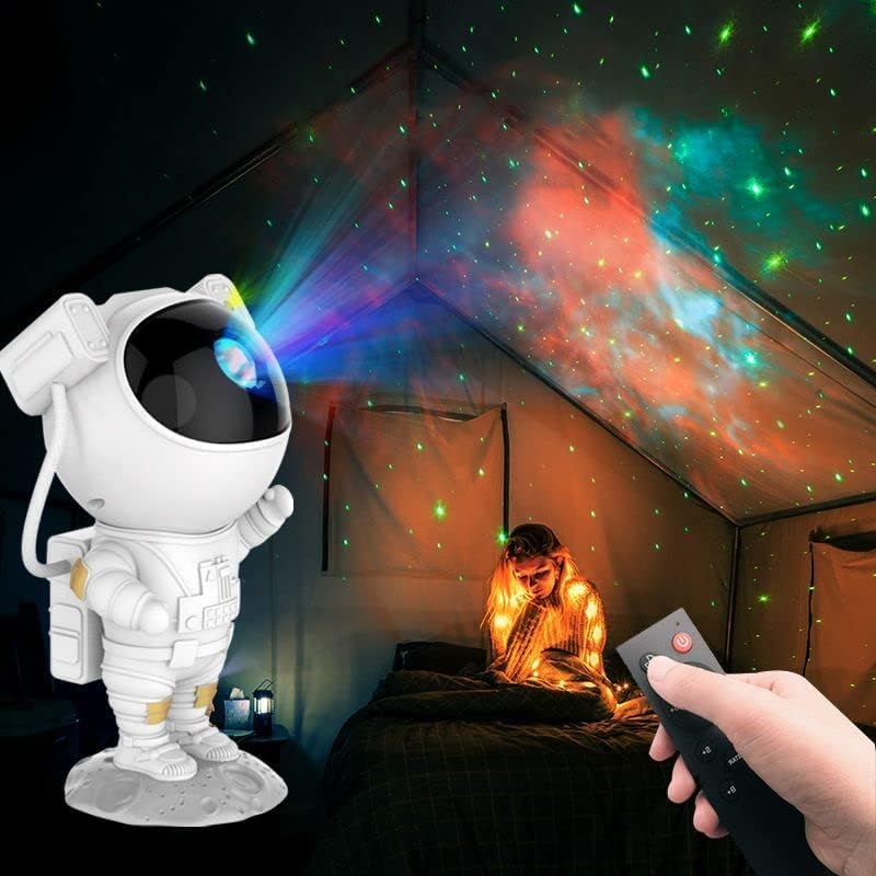 Ingadgets ™ Astronaut Galaxy Projector with Remote Control - 360° Adjustable Timer Kids Astronaut Nebula Night Light, for Gifts,Baby Adults Bedroom, Gaming Room, Home and Party (Corded Electric)❤️‍