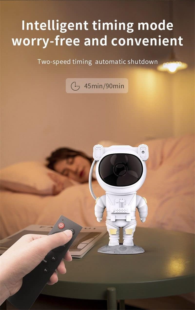 Ingadgets ™ Astronaut Galaxy Projector with Remote Control - 360° Adjustable Timer Kids Astronaut Nebula Night Light, for Gifts,Baby Adults Bedroom, Gaming Room, Home and Party (Corded Electric)❤️‍